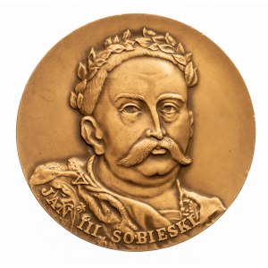 PRL, medal z okazji 200-lecia Odsieczy Wiedeńskiej - Jan III Sobieski.