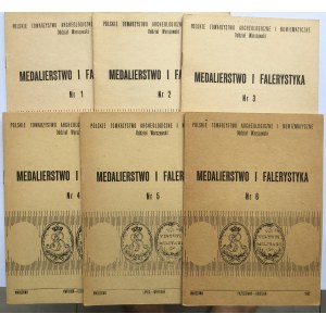 Medalierstwo i Falerystyka 1982 6 sztuk.