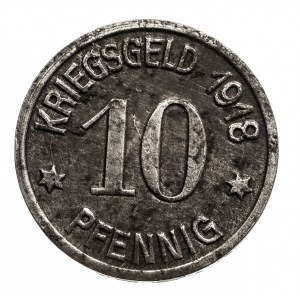 Głogówek. OBER_GLOGAU 10 pfennig 1918.