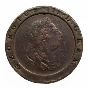 Wielka Brytania, Jerzy III (1760–1820), 2 pensy 1797, Birmingham.