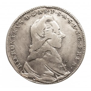 Austria, Salzburg 20 kreuzer 1787 M, Hieronymus Graf Colloredo 1772-1803.