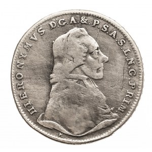 Austria, Salzburg 20 kreuzer 1802 M, Hieronymus Graf Colloredo 1772-1803.