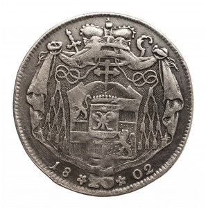 Austria, Salzburg 20 kreuzer 1802 M, Hieronymus Graf Colloredo 1772-1803.