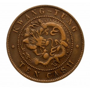 Chiny, Cesarstwo, Prowincja Kwangtung, 10 cash b.d.