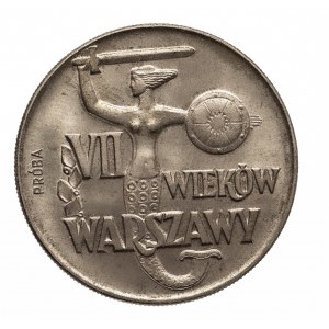 Polska, PRL 1944-1989, 10 złotych 1965, VII wieków Warszawy, próba