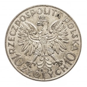 Polska, II Rzeczpospolita 1918-1939, 10 złotych 1933 Kobieta, Warszawa