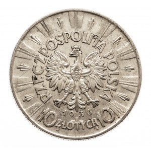 Polska, II Rzeczpospolita 1918-1939, 10 złotych 1936 Piłsudski