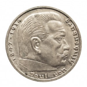 Niemcy, III Rzesza 1933-1945, 5 marek 1939 A, Hindenburg