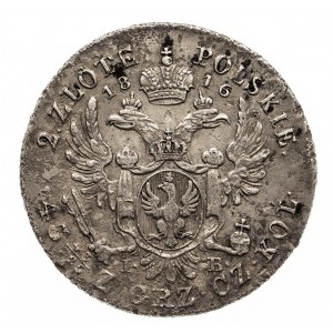 Polska, Królestwo Polskie 1815–1835, Aleksander I 1801–1825, 2 złote 1816 I.B., Warszawa