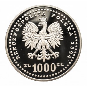 Polska, Rzeczpospolita Polska od 1989, 1000 złotych 1994 FIFA
