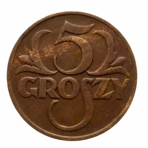 Polska, II Rzeczpospolita 1918-1939, 5 groszy 1936, Warszawa.