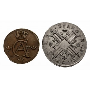 Szwecja, zestaw dwóch monet