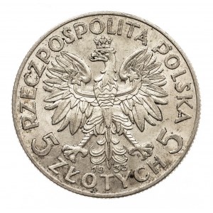 Polska, II Rzeczpospolita 1918-1939, 5 złotych 1933, Warszawa (2)