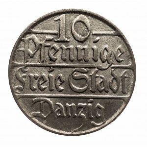 Polska, Wolne Miasto Gdańsk 1920-1939, 10 fenigów 1923, Berlin