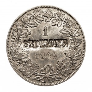 Niemcy, Frankfurt, 1 gulden 1849, punca SEDLMAYR