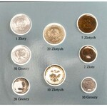 Polska, PRL 1944-1989, zestaw monet obiegowych Coins of all nations