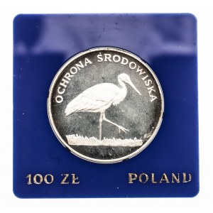 Polska, PRL 1944-1989, 100 złotych 1982 Bocian