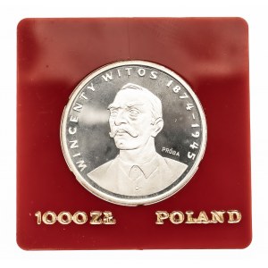 Polska, PRL 1944-1989, 1000 złotych 1984 Witos, próba