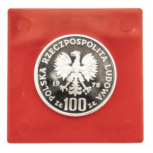Polska, PRL 1944-1989, 100 złotych 1978, Interkosmos, próba