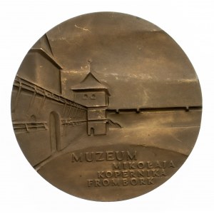 Polska, Mikołaj Kopernik, medal z okazji 40. rocznicy powstania Muzeum Mikołaja Kopernika we Fromborku, 1988; E. Olszewska-Borys