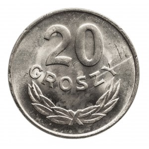 Polska, PRL 1944-1989, 20 groszy 1949 aluminium