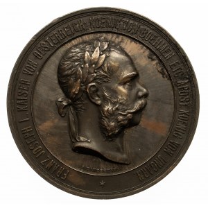Austria, medal Ogólnoświatowa Wystawa w Wiedniu 1873, Franciszek Józef I