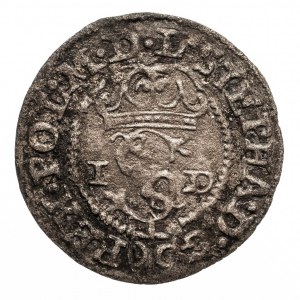 Polska, Stefan Batory 1576-1586, szeląg 1585,Olkusz,litery G-H