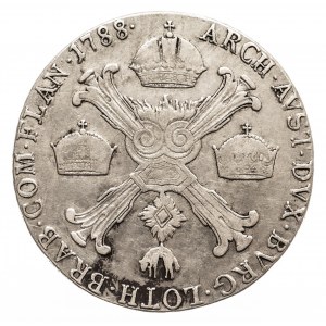 Austria, Niderlandy, Józef II, 1/2 talara 1788 A, Wiedeń (1)