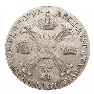 Austria, Niderlandy, Franciszek II, 1/2 talara 1797 C, Praga (1)