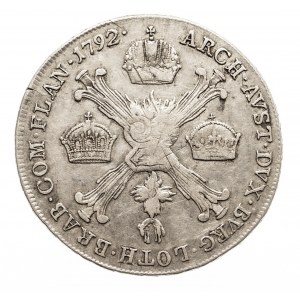 Austria, Niderlandy, Leopold II, 1/4 talara 1792 A, Wiedeń (1)