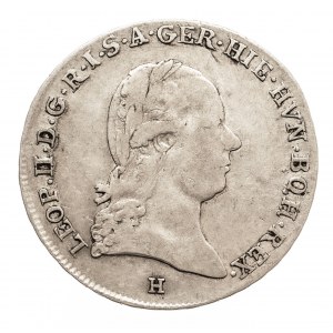 Austria, Niderlandy, Leopold II, 1/4 talara 1791 H, Gunzburg (1)