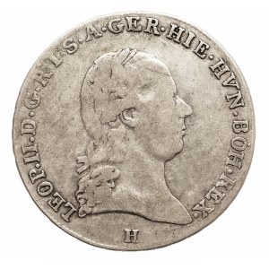 Austria, Niderlandy, Leopold II, 1/4 talara 1791 H, Gunzburg (2)
