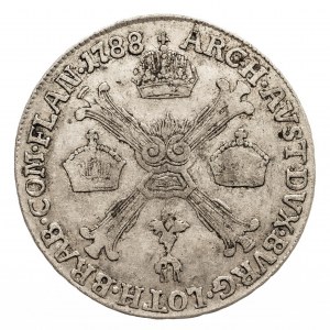 Austria, Niderlandy, Józef II, 1/4 talara 1788 H, Gunzburg