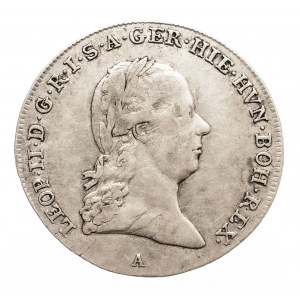 Austria, Niderlandy, Leopold II, 1/4 talara 1791 A, Wiedeń