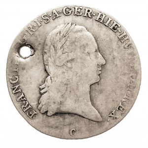 Austria, Niderlandy, Franciszek II, 1/4 talara 1795 C, Praga