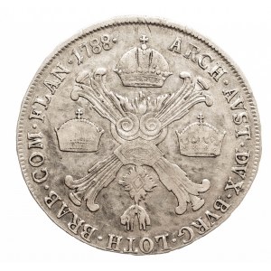 Austria, Niderlandy Józef II, 1/2 talara 1788 A, Wiedeń (2)