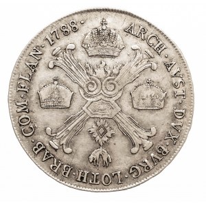 Austria, Niderlandy Józef II, 1/2 talara 1788 A, Wiedeń (4)