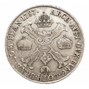 Austria, Mediolan pod panowaniem Habsburgów, Józef II, 1/2 talara 1787 M, Mediolan