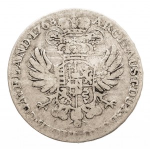 Austria, Niderlandy, Maria Teresa, 1/2 talara 1768, Bruksela