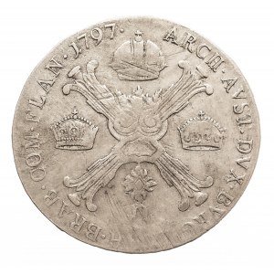 Austria, Niderlandy Franciszek II, 1/2 talara 1797 C, Praga (6)