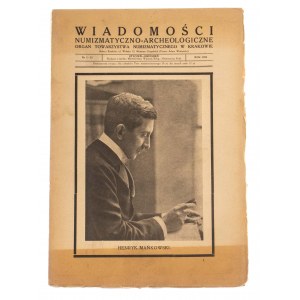 Wiadomości Numizmatyczno-Archeologiczne rok 1924, Kraków