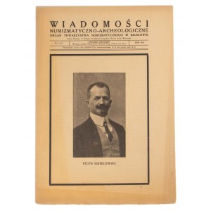 Wiadomości Numizmatyczno-Archeologiczne rok 1925, Kraków
