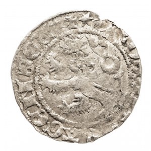 Czechy, Wacław IV (III) (1378–1419), grosz praski, Kutna Hora.