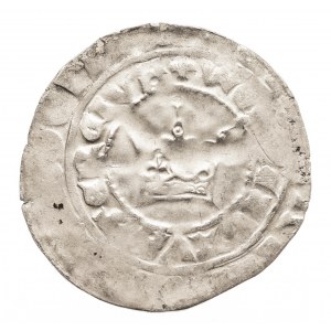 Czechy, Wacław IV (III) (1378–1419), grosz praski, Kutna Hora.