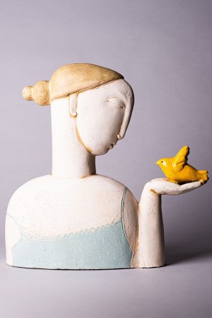 Stella Zadros, Kobieta z ptakiem