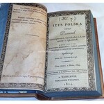 IZYS POLSKA czyli DZIENNIK umieiętności, wynalazków, kunsztów i rękodzieł 6 tomików wyd. 1820-4r. tablice