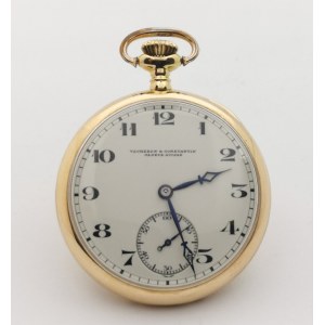 Firma VACHERON&CONSTANTIN  (spółka Jean-Marc Vacheron - François Constantin - od 1819), Zegarek kieszonkowy męski