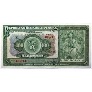 Czechoslovakia 100 Korun 1920