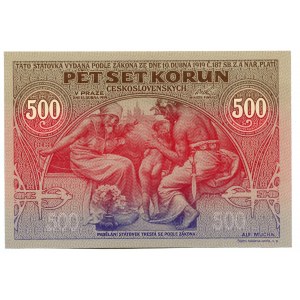 Czech Republic Commemorative Banknote 160th Anniversary of Birth of Alphonse Mucha
