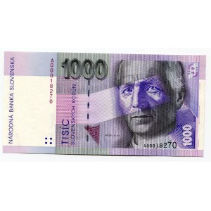Slovakia 1000 Korun 1993 Millenium